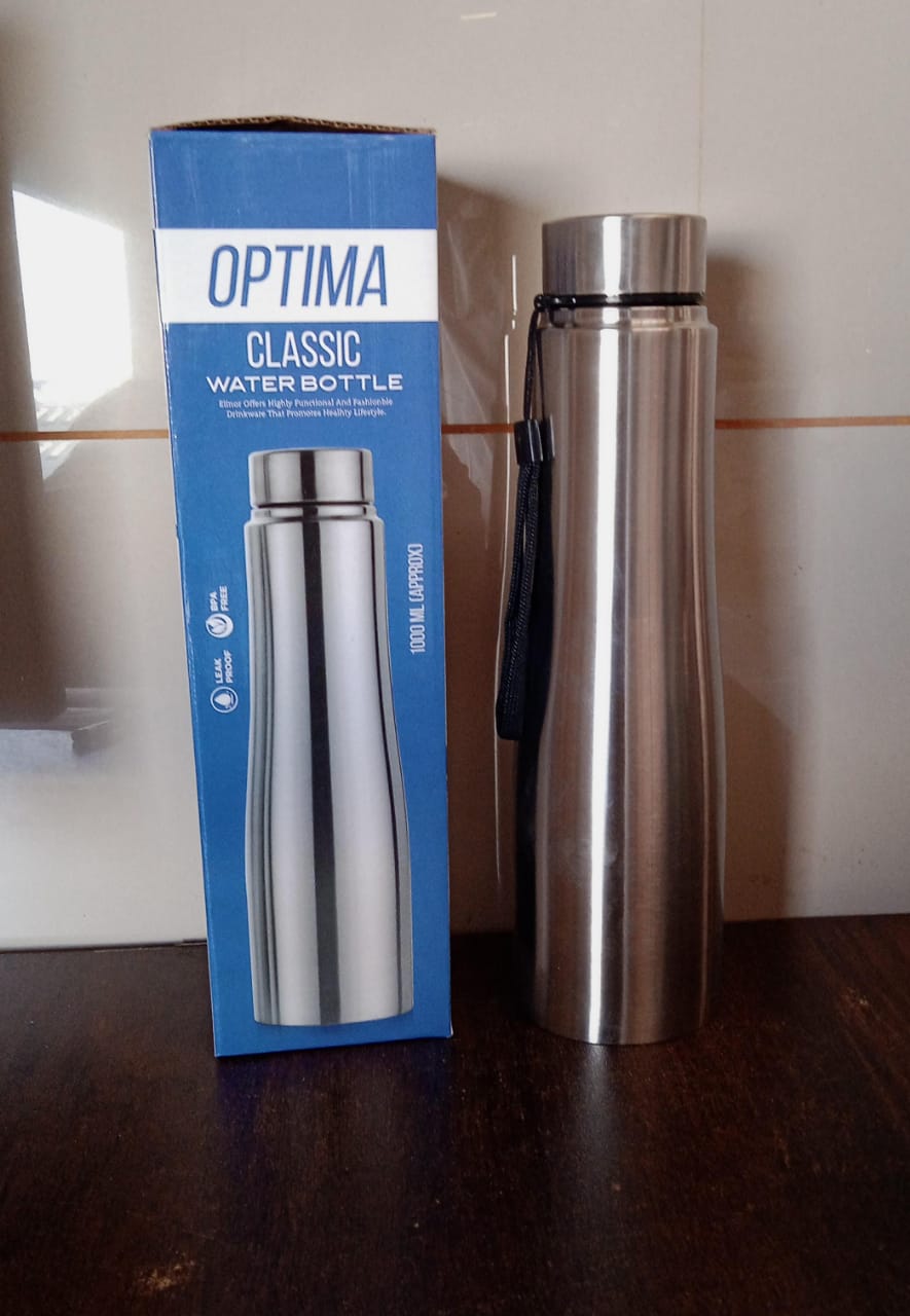 Stainless Steel Double Wall Vacuum-Insulated Drink Water Bottle (1000 ML) Stainless Steel Double Wall Vacuum-Insulated Drink Water Bottle (1000 ML)